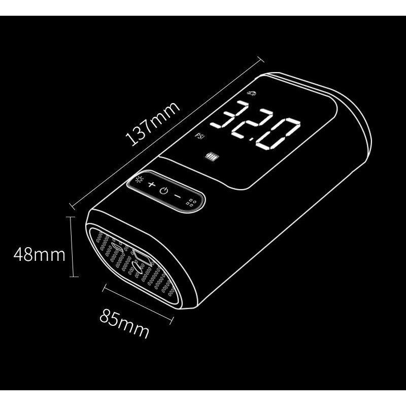 Mini Compressor de Ar Elétrico Portátil Com Carregador e Lanterna Sem Fio Para Carro Motocicleta Bicicleta Brinquedos